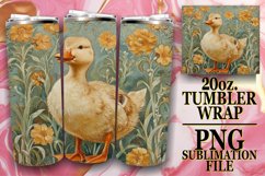 Whimsical Farmyard Friends in a Field of Blooms Tumbler Product Image 1