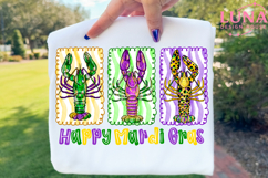 Happy Mardi Gras Png, Mardi Gras PNG, Fleur De Lis coquette Product Image 3