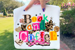 Coffee and Books PNG, Book Lover Design, Cozy Reading Png Product Image 3