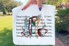 Book Lover Love PNG Shirt Design, Bookworm Gift for Readers Product Image 3