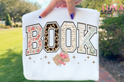 Book Nerd PNG, Retro Bookish Trendy Book Lover Sublimation Product Image 2