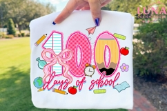 100 Days of School Coquette Png, 100 Days of School PNG Product Image 1