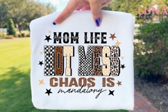 Mom Life Hot Mess PNG, Leopard Print Mom Life png Product Image 1