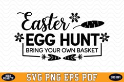 Easter Egg Hunt SVG Design | SVG Cut files Product Image 1