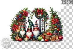 Christmas Gnome Sublimation - Clipart PNG Design Product Image 1