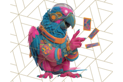 Forgotten 80s Cartoon Clipart PNG, Retro Animal Heroes Product Image 4