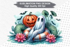 Halloween Ghost - Halloween clipart Sublimation PNG Design Product Image 1