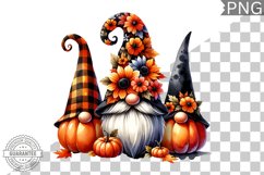 Halloween Gnome Sublimation - Clipart PNG Design Product Image 1