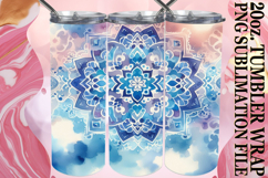 Luminous moments 20oz tumbler wrap, Watercolor Pattern Product Image 1