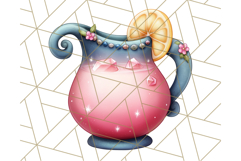 Princess Tea Party PNG Clipart with Teacups &amp; Fancy Treats Product Image 4