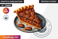 Autumn Clipart, Cozy Fall PNG Baking ,thanksgiving baking Product Image 1