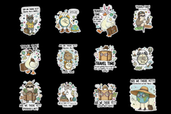 Sarcatic Travel Stickers Product Image 6