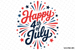 Happy 4th of July svg, America, Patriotic 4th of july svg Product Image 1