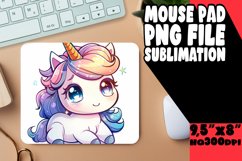 Festive Unicorn Fantasy Wonderland Mouse Pads Product Image 1