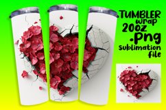 Serene Petal 20oz Tumbler Wrap Product Image 1