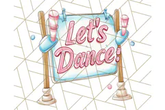 Sock Hop Animal Dance Party PNG Clipart, Cute Retro 1950s Product Image 4