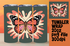 20oz Tumbler Design for Creative Gifts , Butterfly Product Image 1