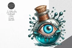 Halloween clipart, Halloween bottle, Autumn clipart Product Image 1