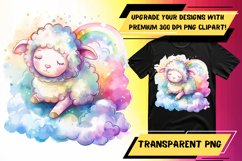 Happy Watercolor Creature Sublimation Art - Sub PNG Product Image 1