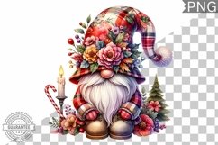 Christmas Gnome Sublimation - Clipart PNG Design Product Image 1