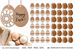 Easter gift tags bundle, Easter egg SVG bundle Product Image 1