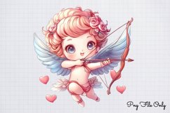 Cute Valentine Kawaii Clipart PNG Product Image 1