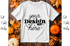 Fall t-shirt mockup, Fall mockup Product Image 1