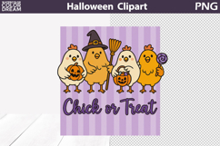 Chick or Treat Halloween | Hot DTF Transfer Print Design Product Image 1