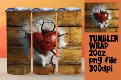 Whimsical 3D Love Tumbler Product Image 1