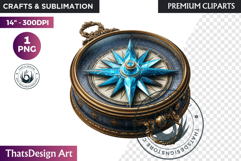 Steampunk Winter Fantasy Sublimation Graphics PNG clipart Product Image 1