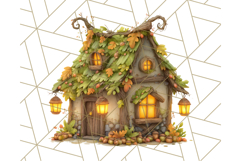 Cozy Cabin Critters Clipart PNG, Fall Animal Png Product Image 4