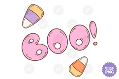 Coquette Girly Halloween Pumpkin Pink Bow Clipart PNG Bundle Product Image 29