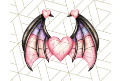 Pastel Goth Halloween PNG Clipart, Creepy Cute Art Product Image 4