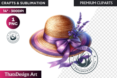 Lavender Clipart PNG, French Country Botanical sublimation Product Image 1