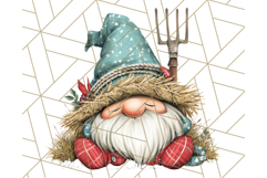 Farmer Gnome Clipart, Cute Farm Gnomes PNG Illustrations Product Image 4