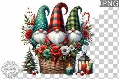 Christmas Gnome Sublimation - Clipart PNG Design Product Image 1