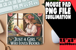 SWEET MOUSE PAD PNG INSPIRATION, Just A Girl Product Image 1