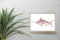Cute Bluefin Tuna Ocean Fish PNG Summer Sea Animal fishhook Product Image 2