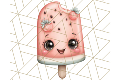 Fruit Doodles Clipart, Cute Cartoon Fruit PNG, Kawaii Food Product Image 4