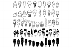 Ice cream cone SVG. Ice cream cone png. Ice cream clipart. Product Image 1