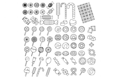 Candy SVG. Candy Cane Svg. Treats Svg. Sweets Svg. Lollipop Product Image 1