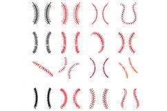 Baseball Stitches SVG. Baseball Stitches png, cut file. Product Image 1