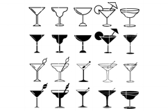 Martini SVG. Martini png. Martini cut file. Martini clipart. Product Image 1