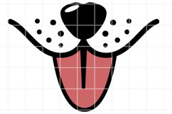 Dog face SVG. Dog svg. Dog face clipart. Dog cut file. Product Image 1
