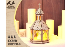 Laser Cut Church Lantern SVG Product Image 1