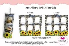 20oz Skinny Tumbler Template|Photo Tumbler Product Image 2
