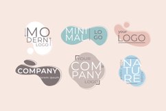 Minimal Logo Collection With Pastel Colors Product Image 1
