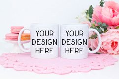 Mug Mockup Valentine&#039;s Day 11 Oz Blank White Coffee Cup Product Image 1