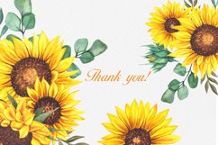 Watercolor Sunflower Bouquets PNG, Summer Bouquets PNG Product Image 8