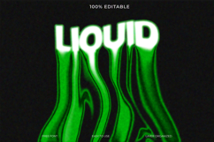 Liquid Melting Text Effect | Gooey Font Style Product Image 1